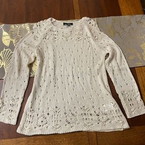 Oatmeal knitted sweater!